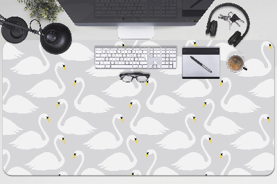 Alfombrilla de escritorio Cisnes blancos