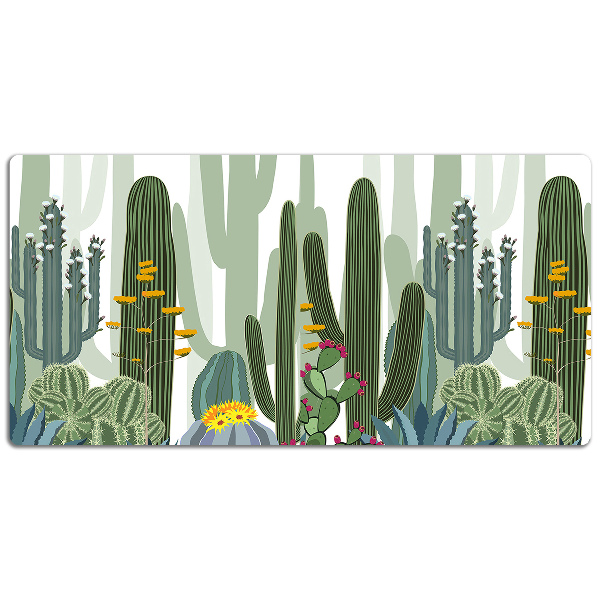Alfombrilla escritorio Cactus con flores