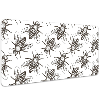 Alfombrilla escritorio Patrón de abejas