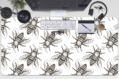 Alfombrilla escritorio Patrón de abejas