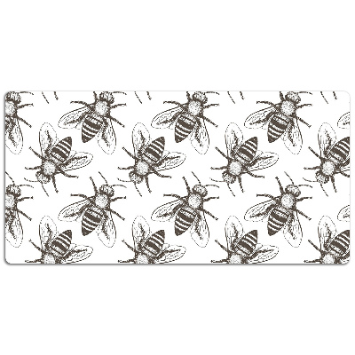 Alfombrilla escritorio Patrón de abejas