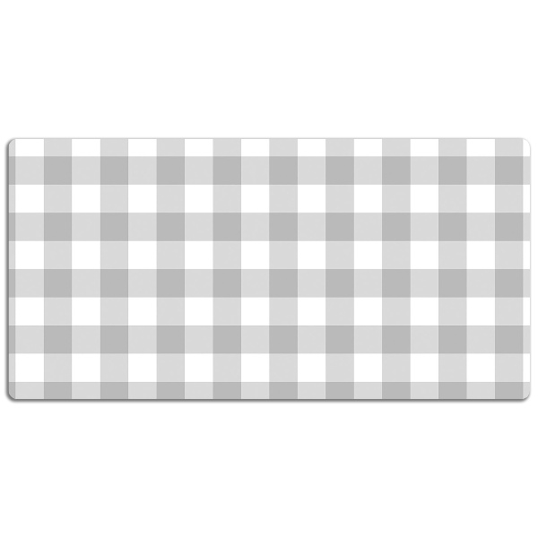 Alfombrilla escritorio Rejilla gris