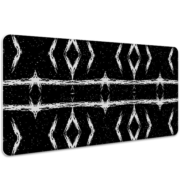 Alfombrilla escritorio Abstracción negra