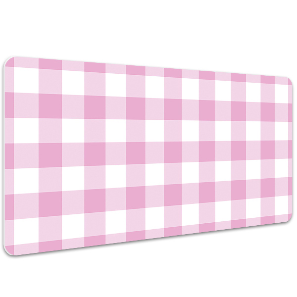 Alfombrilla escritorio Rejilla rosa