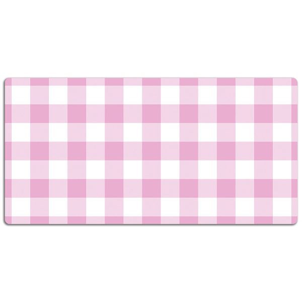 Alfombrilla escritorio Rejilla rosa