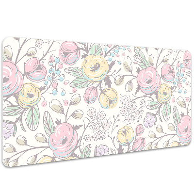 Alfombrilla escritorio Flores coloridas