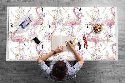 Alfombrilla escritorio Flamencos