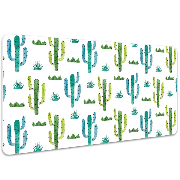Alfombrilla escritorio Cactus pintados