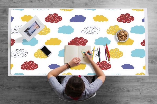 Alfombrilla para escritorio Nubes coloridas
