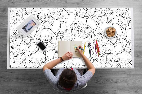 Alfombrilla para escritorio Perro bulldog