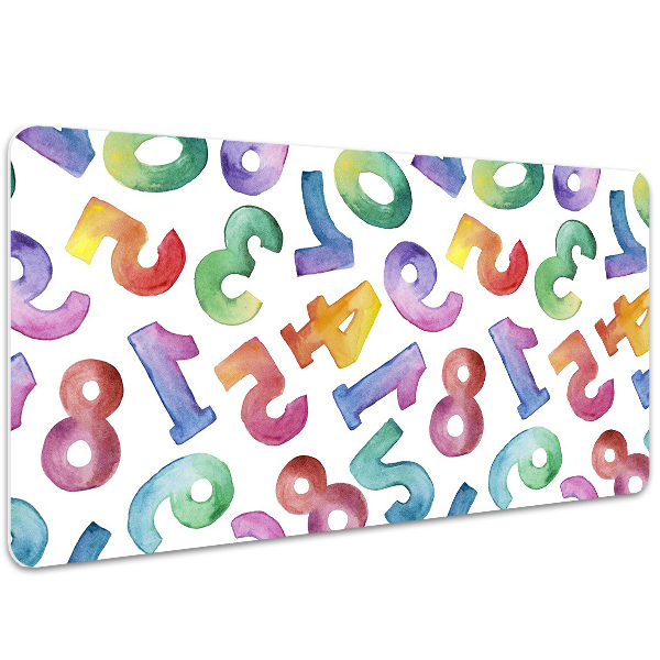 Alfombrilla para escritorio Letras coloridas