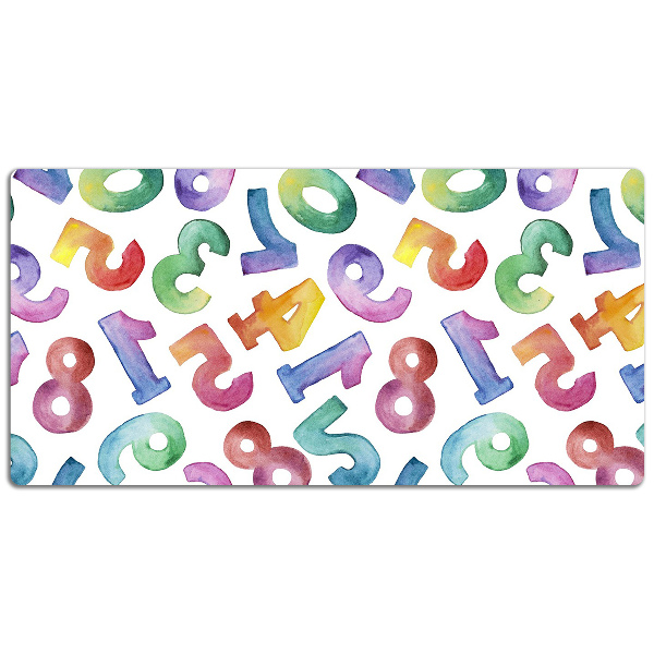 Alfombrilla para escritorio Letras coloridas