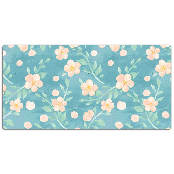 Alfombrilla para escritorio Flores pastel
