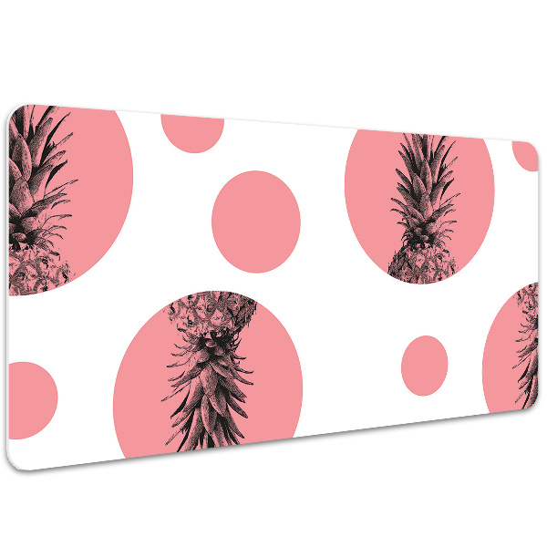 Alfombrilla escritorio Piña rosa
