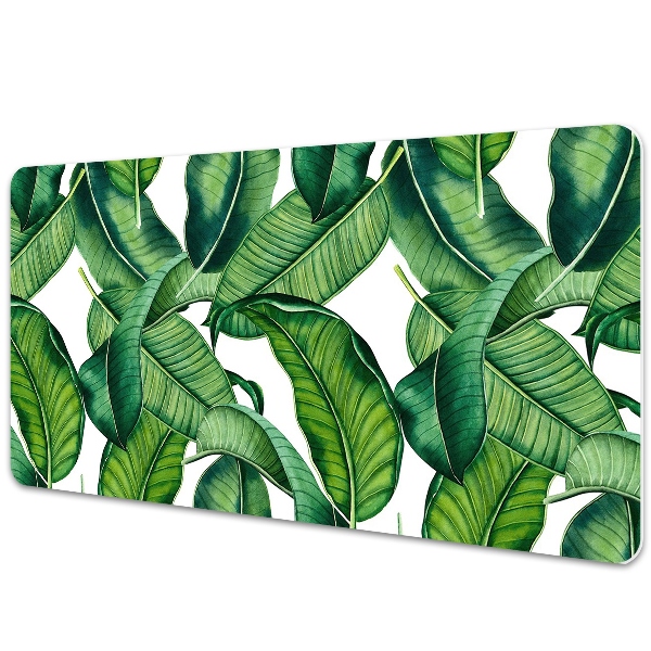 Protector de escritorio Hojas verdes grandes
