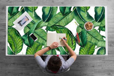 Protector de escritorio Hojas verdes grandes