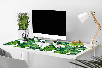Protector de escritorio Hojas verdes grandes