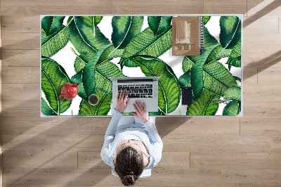 Protector de escritorio Hojas verdes grandes