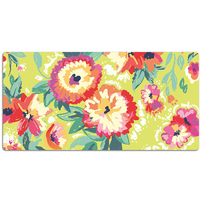 Alfombrilla escritorio Flores coloridas