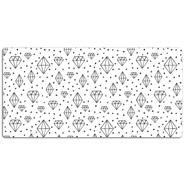 Protector de escritorio Diamantes dibujados