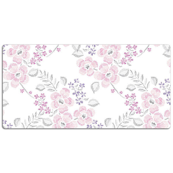 Alfombrilla escritorio Patrón floral