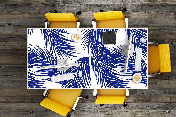 Alfombrilla de escritorio Hoja azul marino