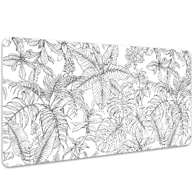 Alfombrilla escritorio Boceto tropical