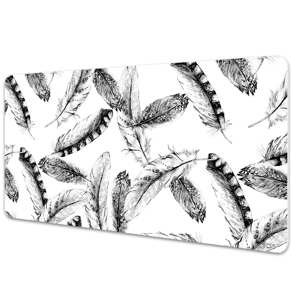 Alfombrilla para escritorio Plumas