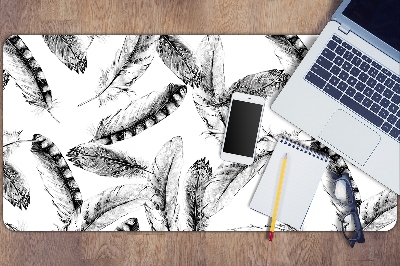 Alfombrilla para escritorio Plumas