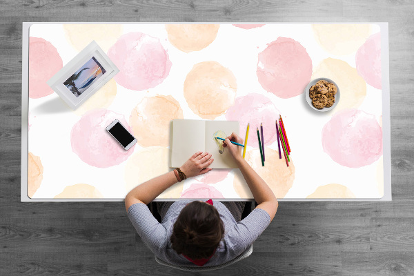 Alfombrilla para escritorio Puntos pastel