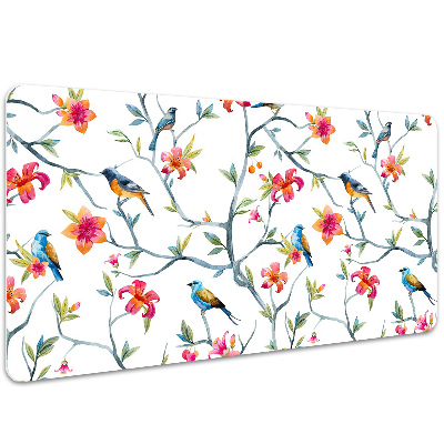 Alfombrilla para escritorio Pájaros en ramas