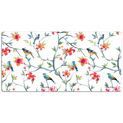 Alfombrilla para escritorio Pájaros en ramas