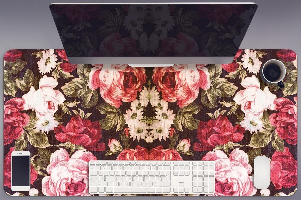 Alfombrilla escritorio Rosas rojas