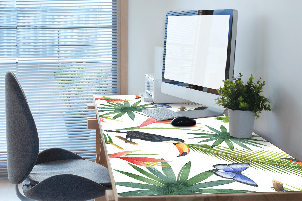 Protector de escritorio Toucana y mariposas