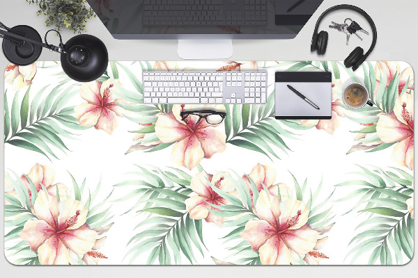 Protector de escritorio Flores hawaianas
