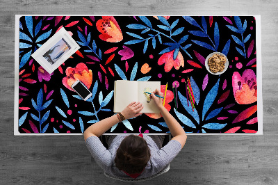 Alfombrilla escritorio Patrón floral