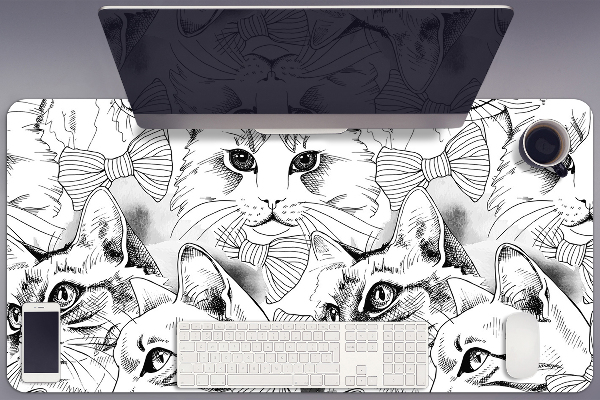 Alfombrilla escritorio Gatos dibujados