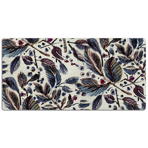 Alfombrilla escritorio Hojas vintage