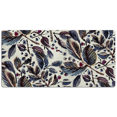 Alfombrilla escritorio Hojas vintage