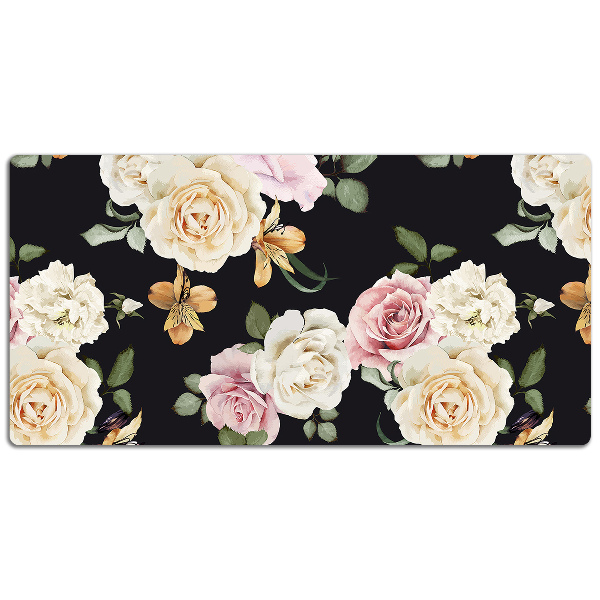 Alfombrilla escritorio Rosas vintage