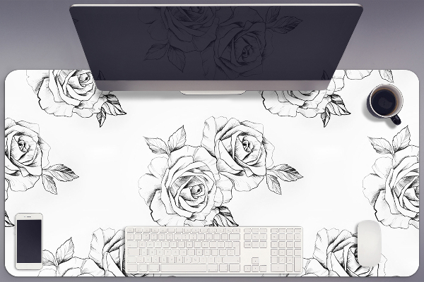 Alfombrilla escritorio Rosas