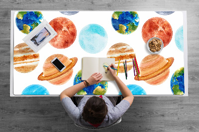 Alfombrilla para escritorio Planetas coloridos