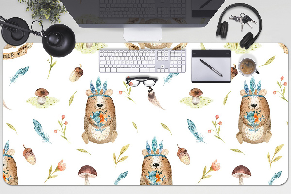 Alfombrilla escritorio Oso indio