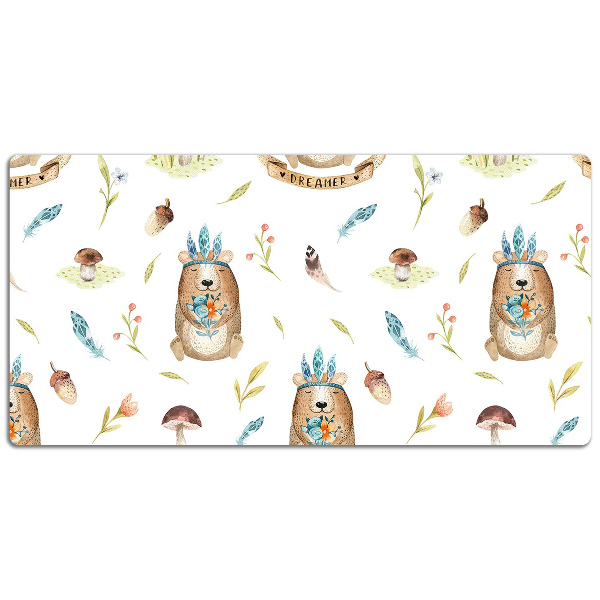 Alfombrilla escritorio Oso indio