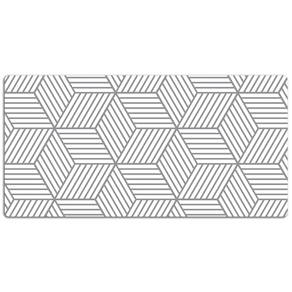 Alfombrilla escritorio Cubos 3d grises