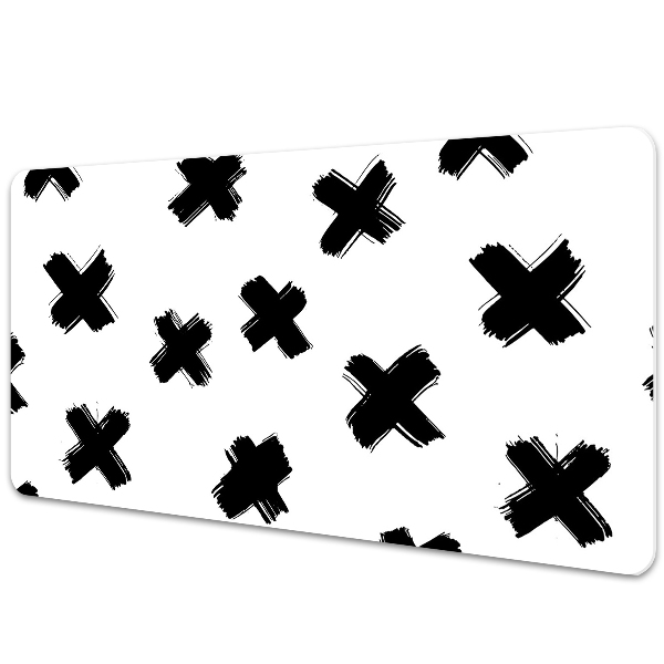 Alfombrilla para escritorio X pinceladas