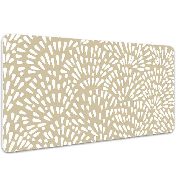 Alfombrilla para escritorio Beige lágrimas boho