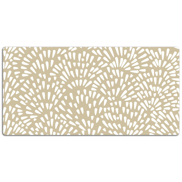 Alfombrilla para escritorio Beige lágrimas boho