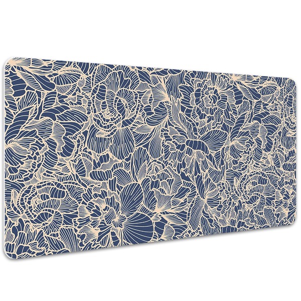 Alfombrilla para escritorio Flor azul