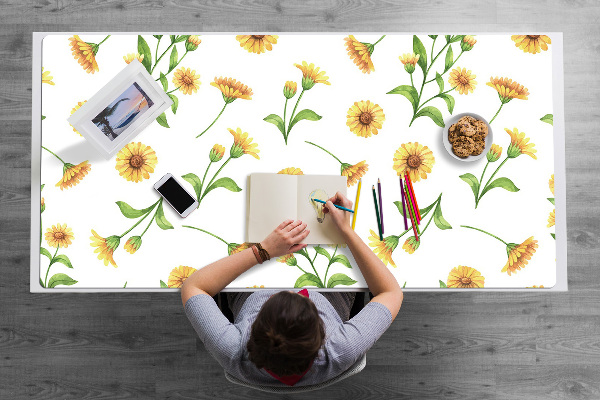 Alfombrilla escritorio Girasoles